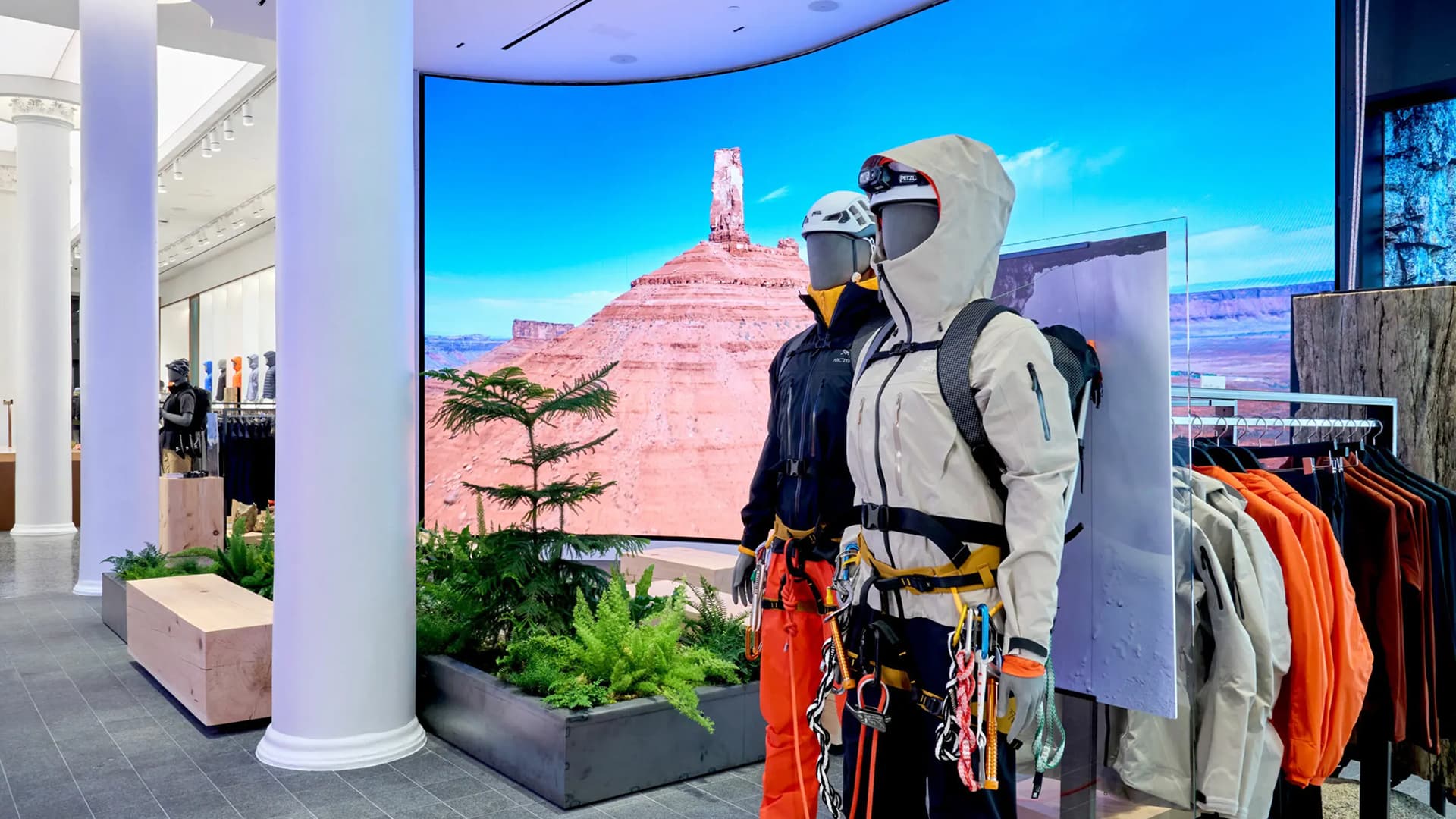 Arc'Teryx Soho Flagship store photography