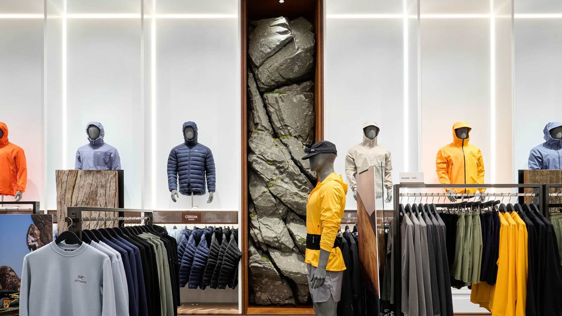 Arc'Teryx Soho Flagship store photography