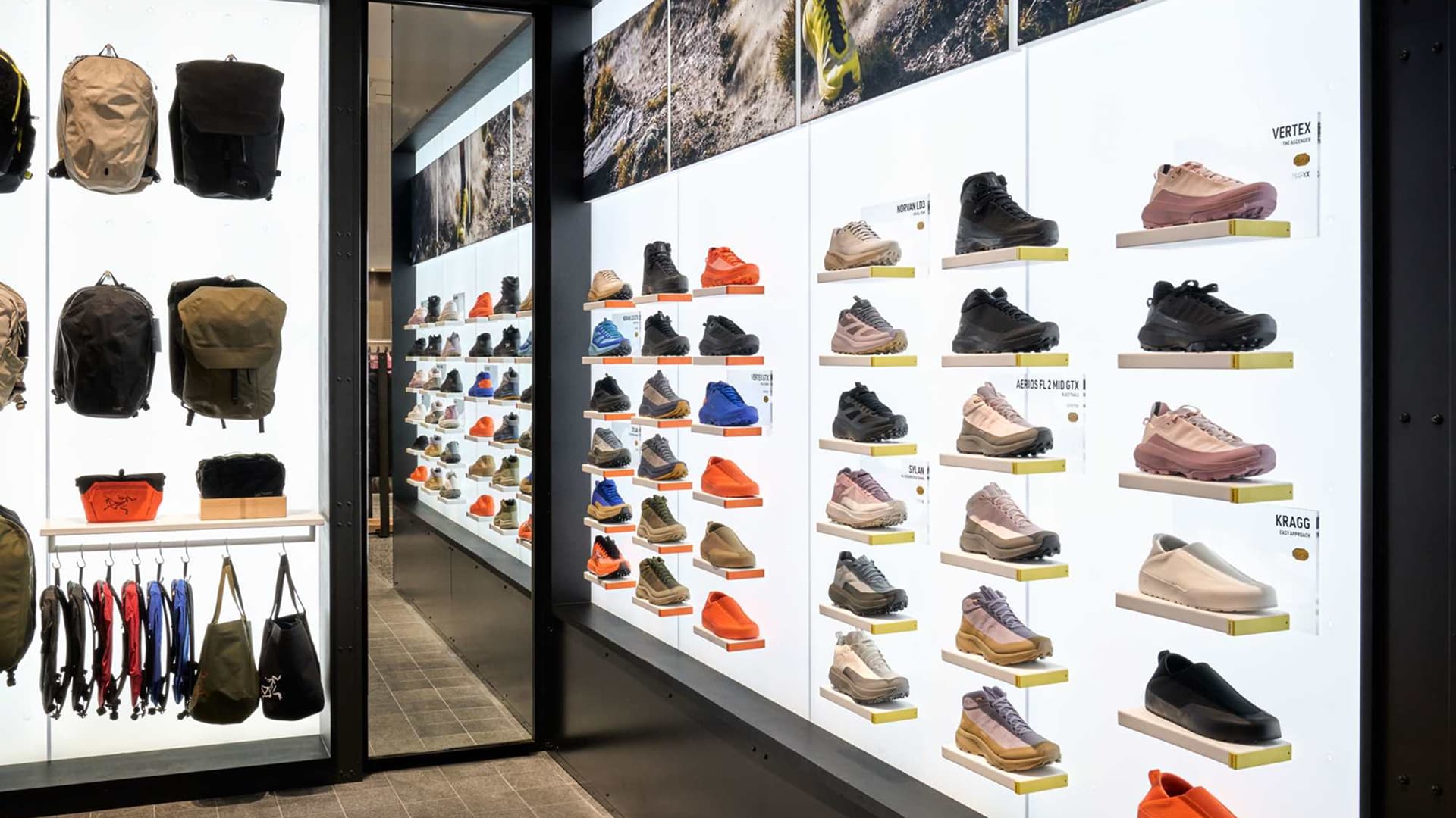 Arc'Teryx Soho Flagship store photography