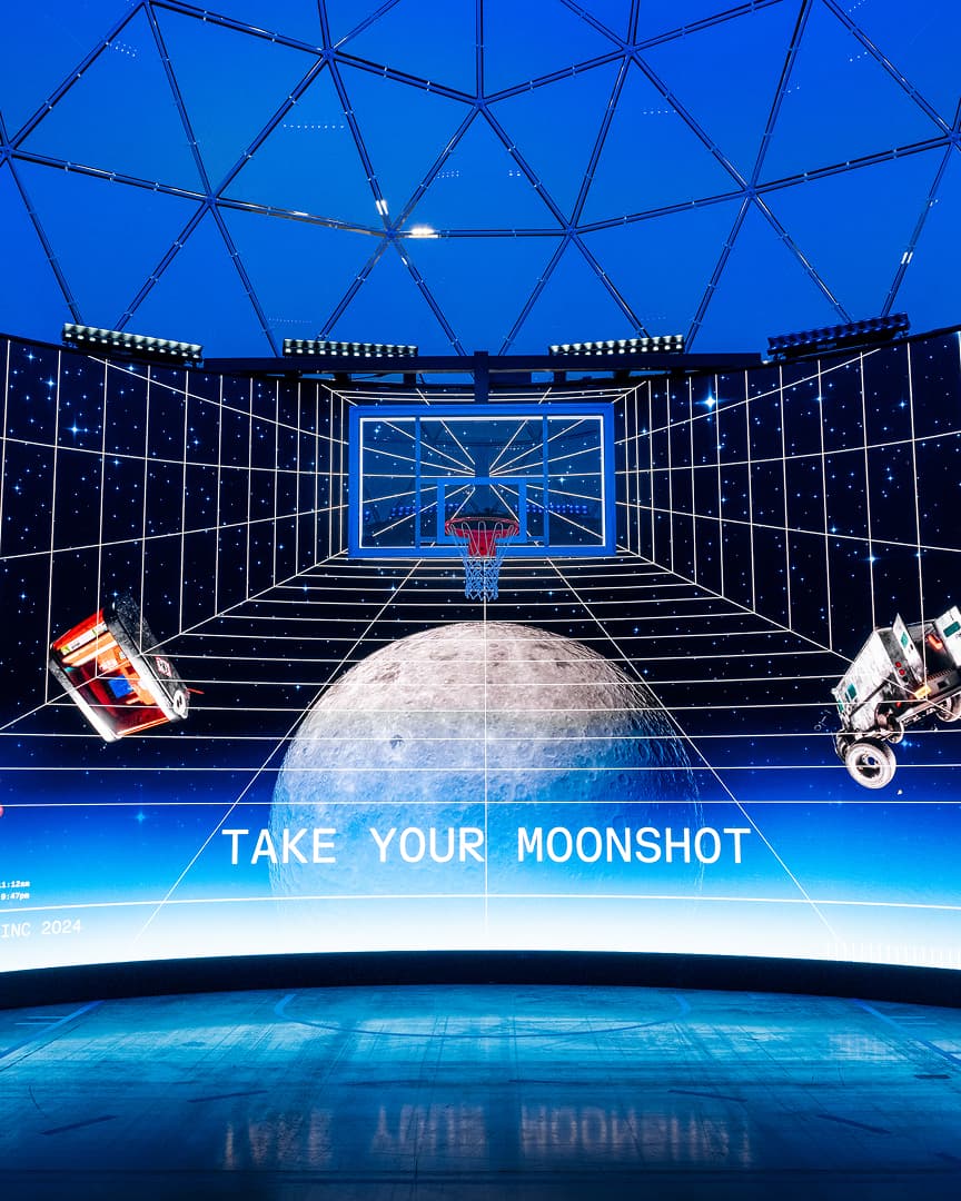 Coinbase Moonshot NBA All Star activation photography