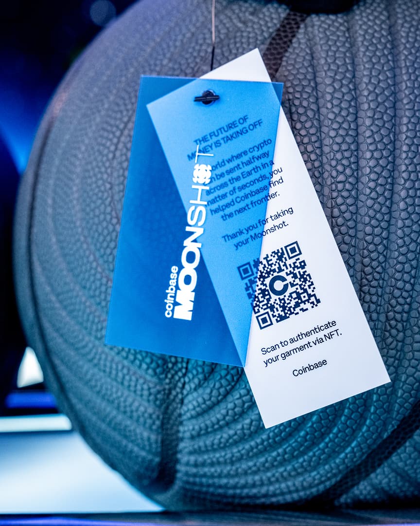 Coinbase Moonshot NBA All Star activation photography