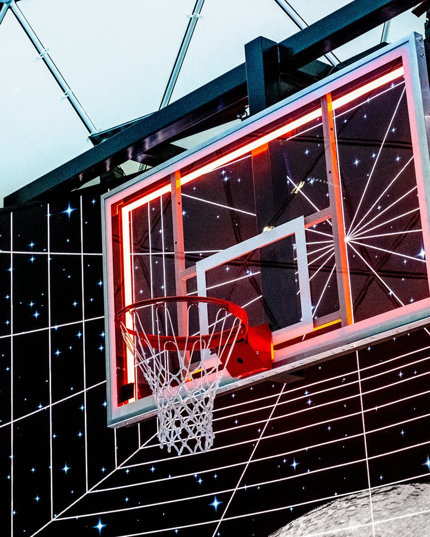 Coinbase Moonshot NBA All Star activation photography