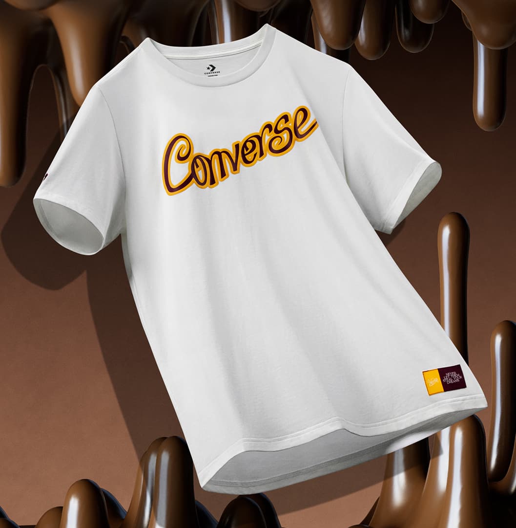 Converse x Wonka Collab Product Campaign apparel photography
