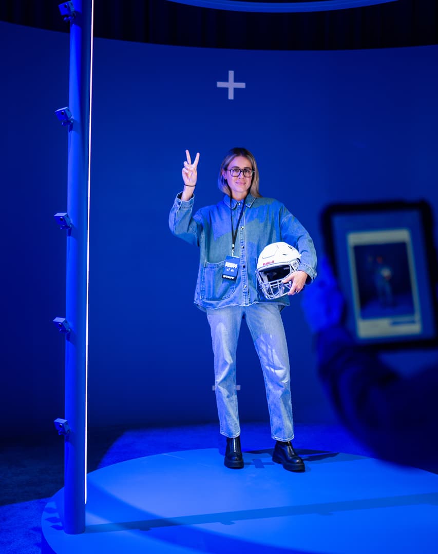 EA Sports SBLX Media Week installation