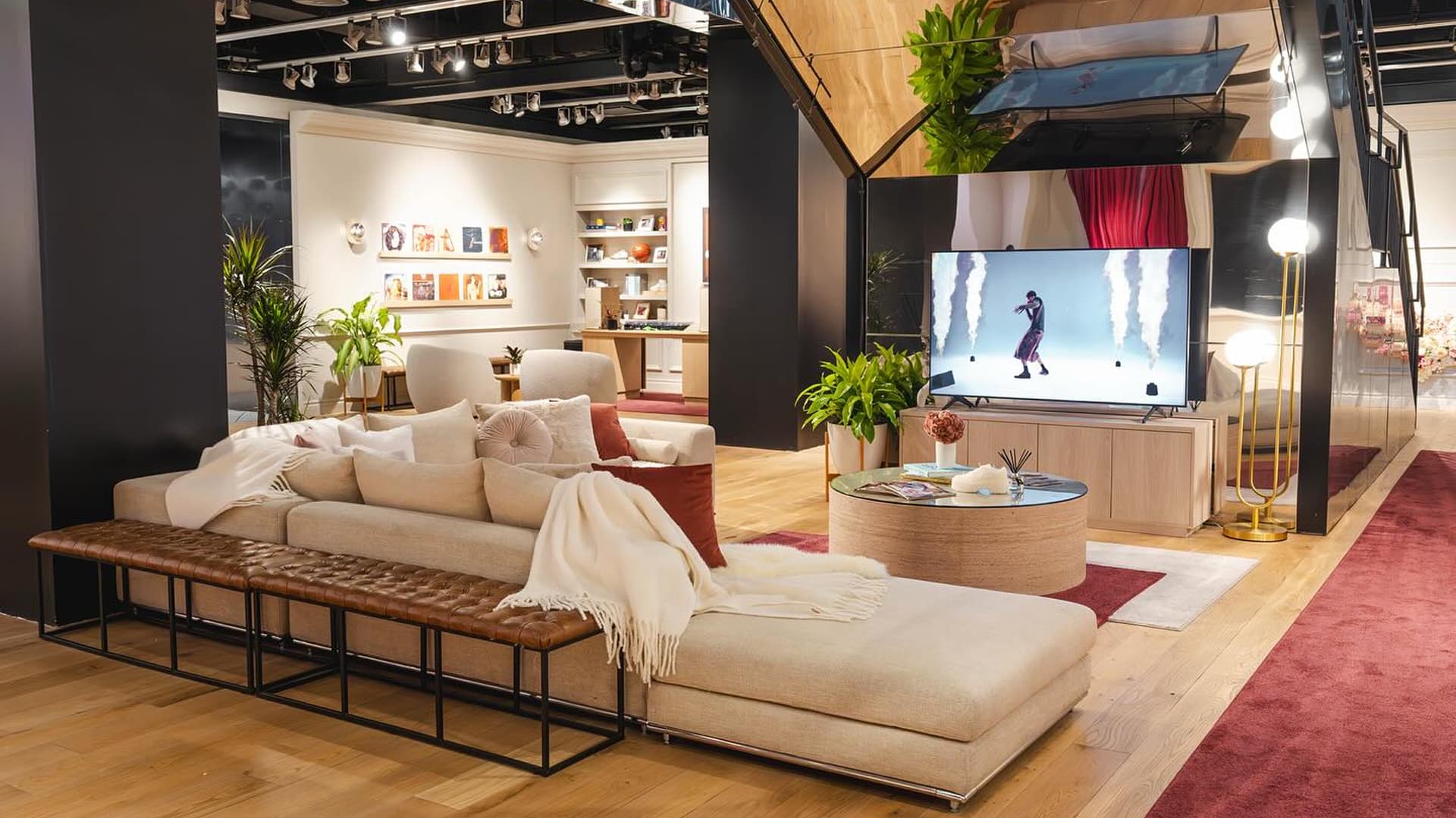 Shoe Palace x Jordan Apartment 23 installation