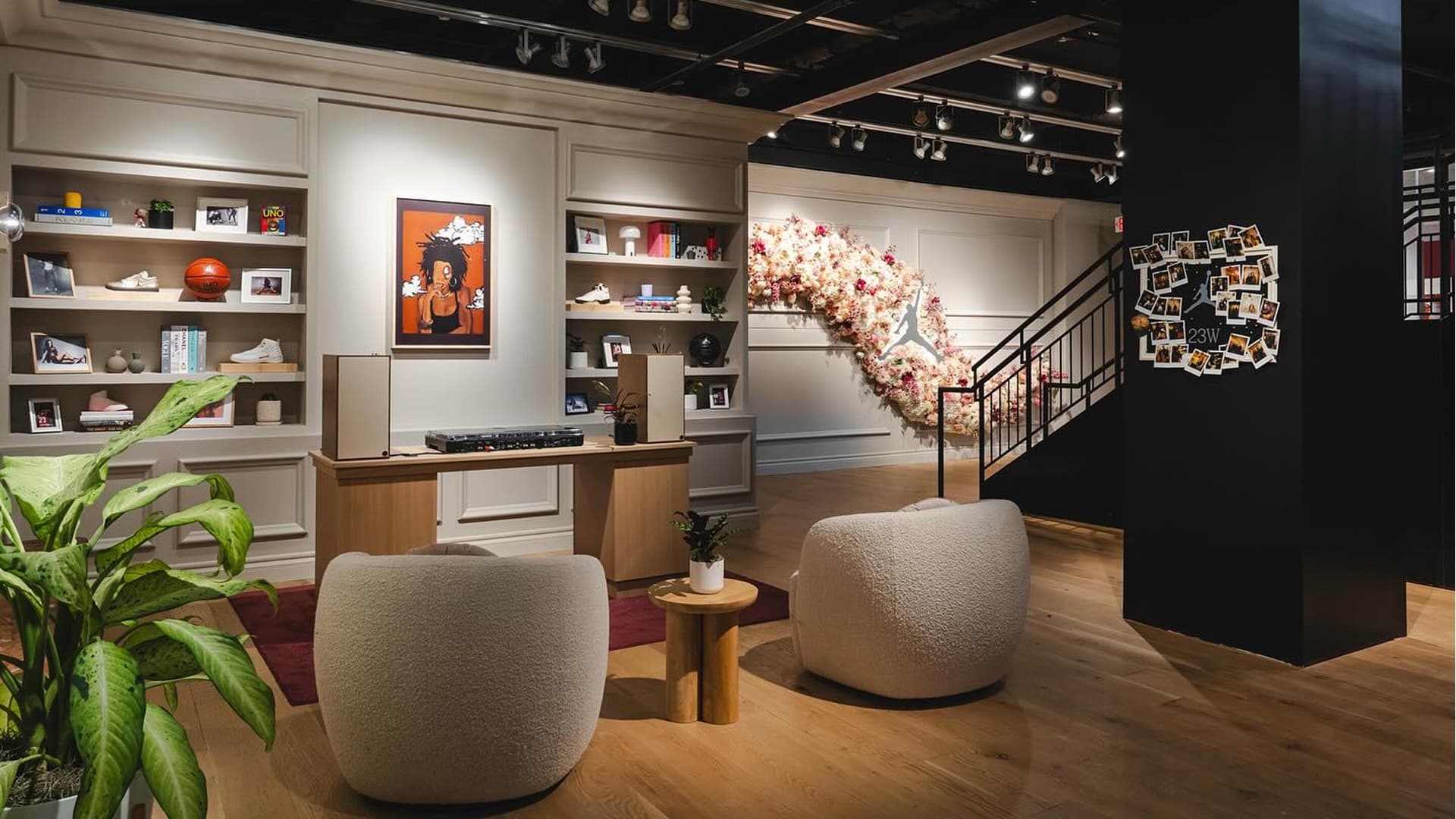 Shoe Palace x Jordan Apartment 23 installation