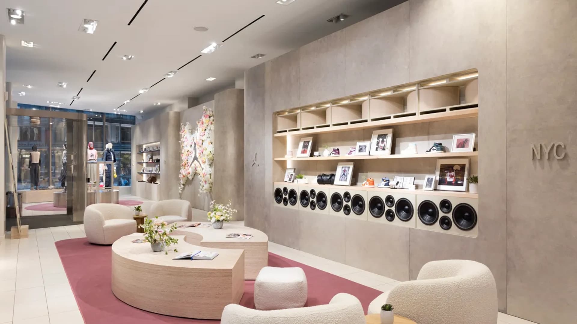 Jordan Women's at Nordstrom installation