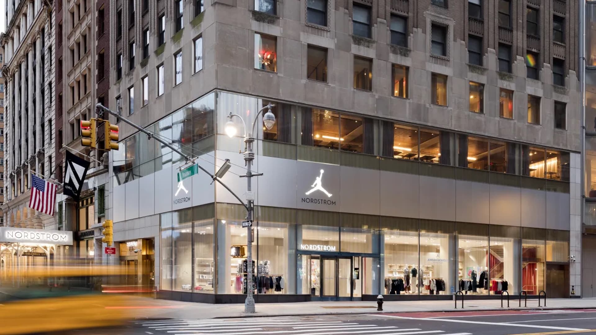 Jordan Women's at Nordstrom installation