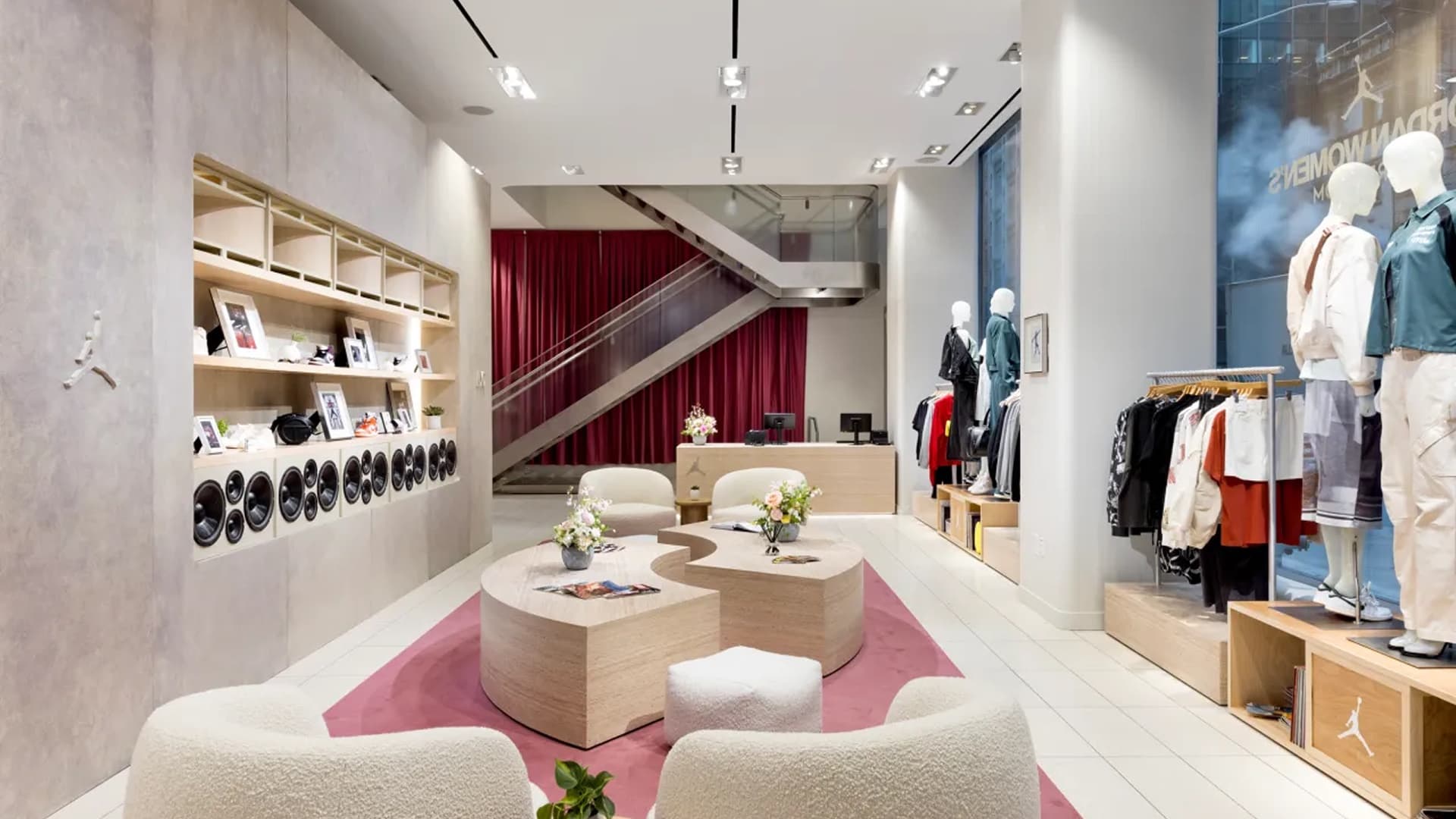 Jordan Women's at Nordstrom installation