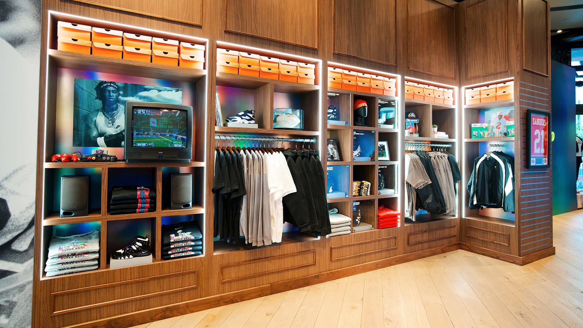 Nike ASW Smoke Shop installation