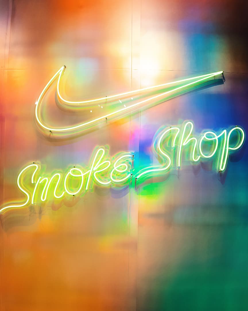 Nike ASW Smoke Shop installation detail