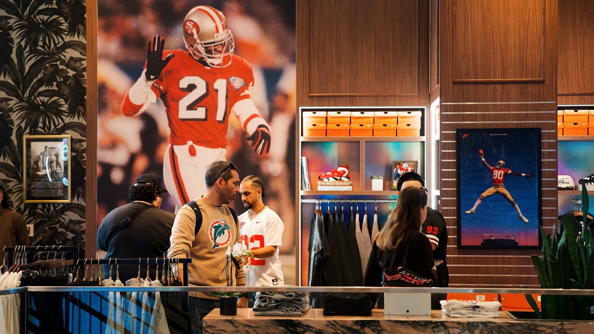 Nike ASW Smoke Shop installation