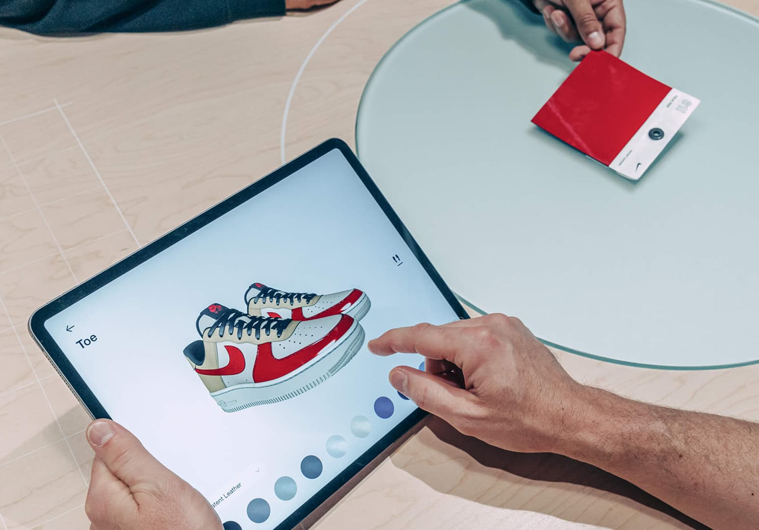 Nike By You Bespoke installation angle