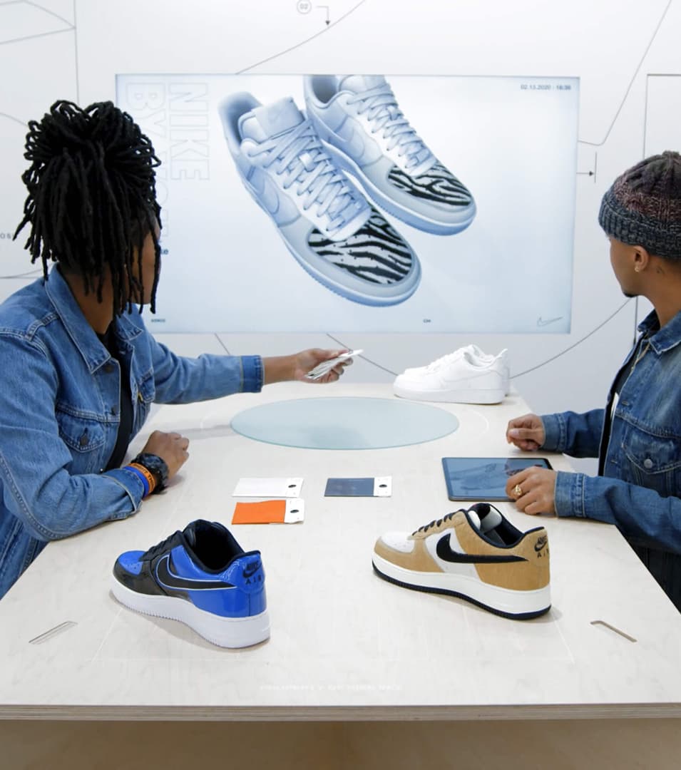 Nike By You Bespoke installation detail