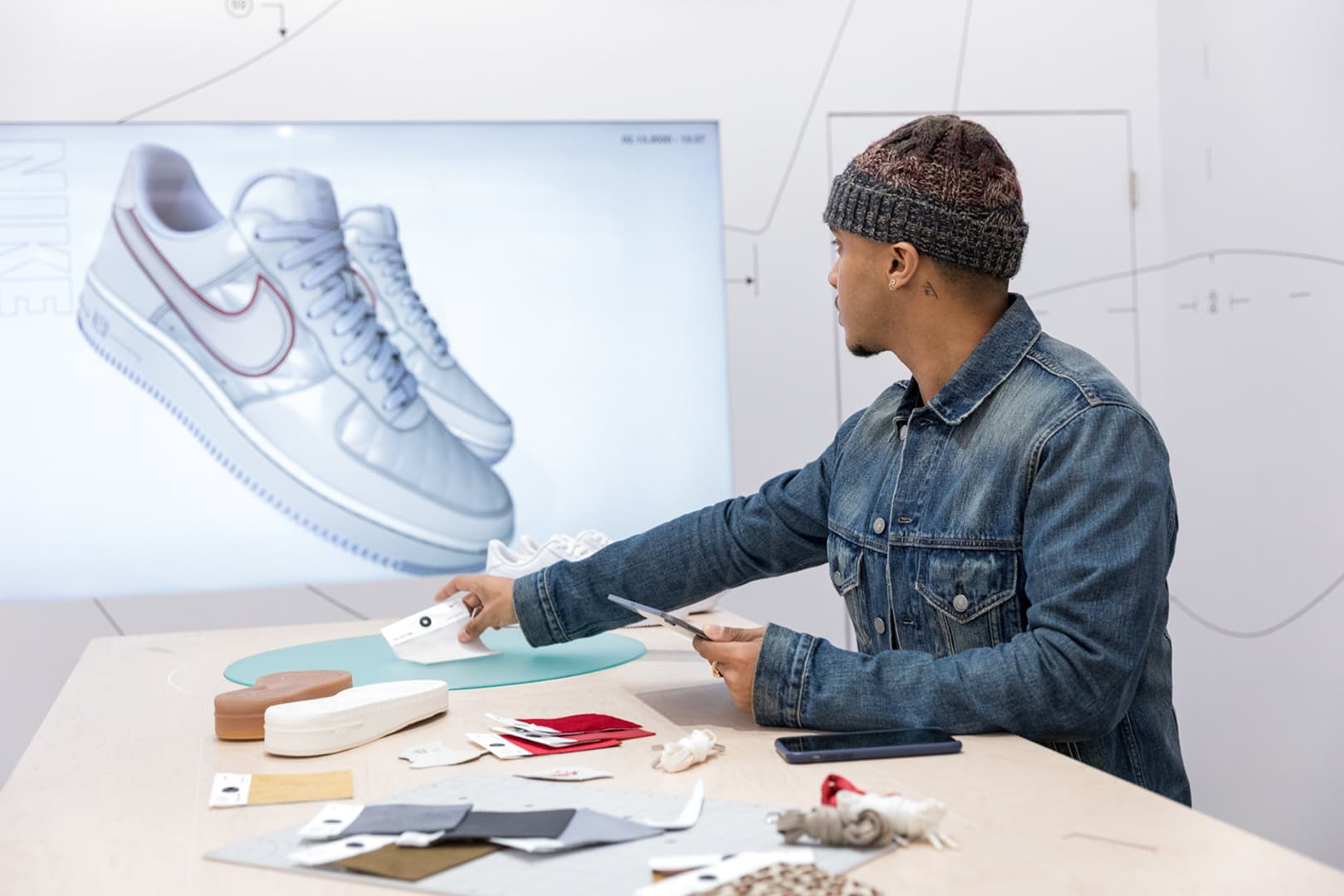 Nike By You Bespoke detail shot