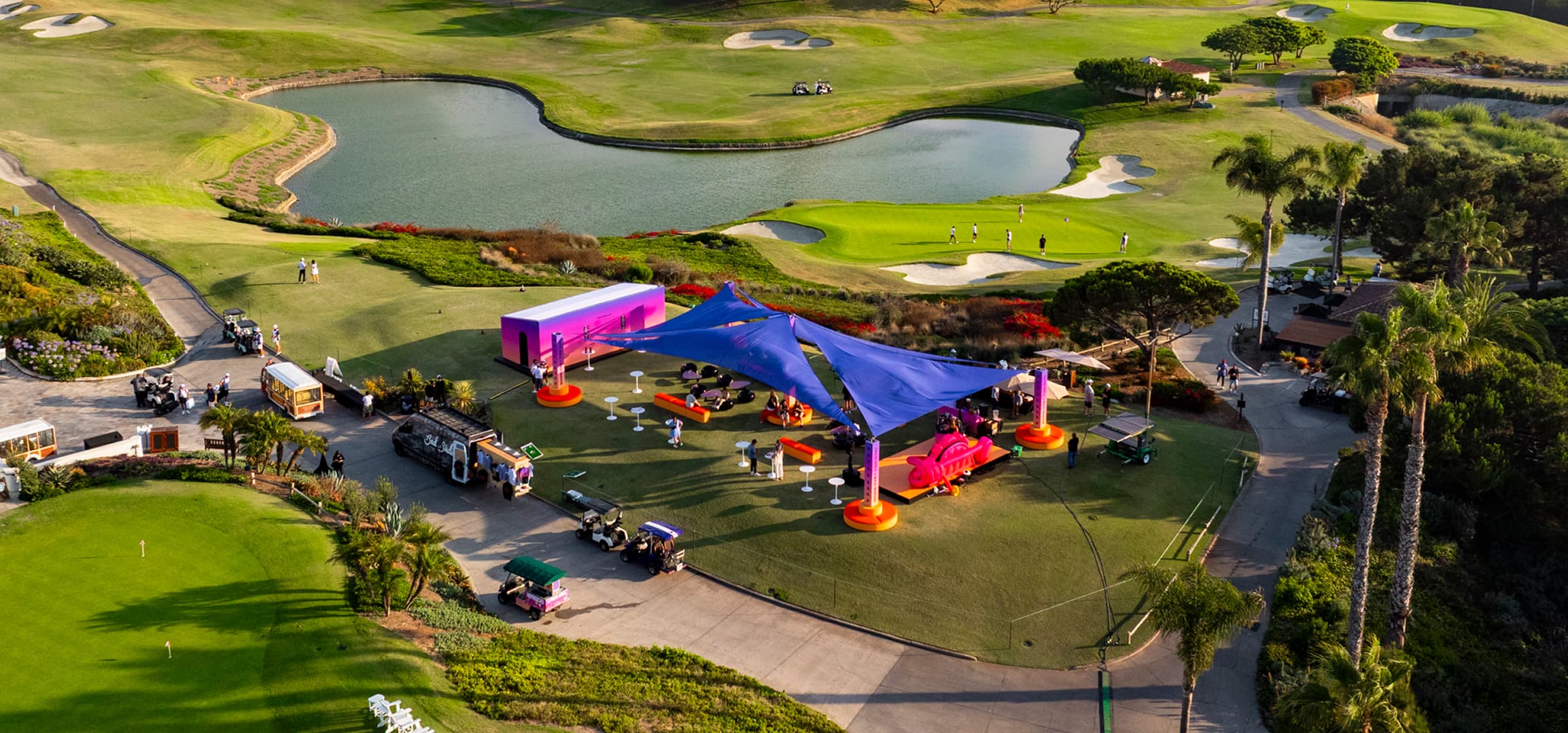 Taco Bell x Bad Birdie Invitational wide shot