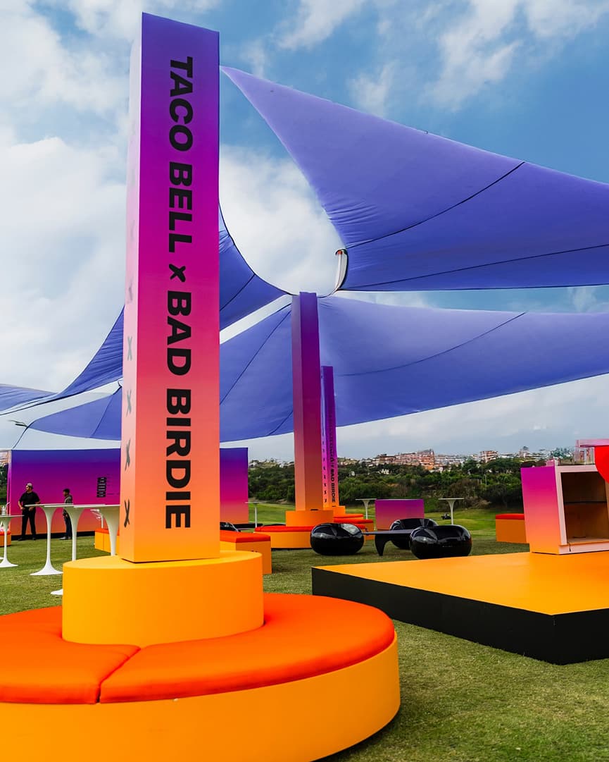 Taco Bell x Bad Birdie Invitational social post